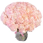 Букет из 51 розовой гортензии