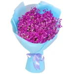 Букет из 9 розовых гипсофил